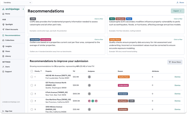 Recommendations-Vandelay