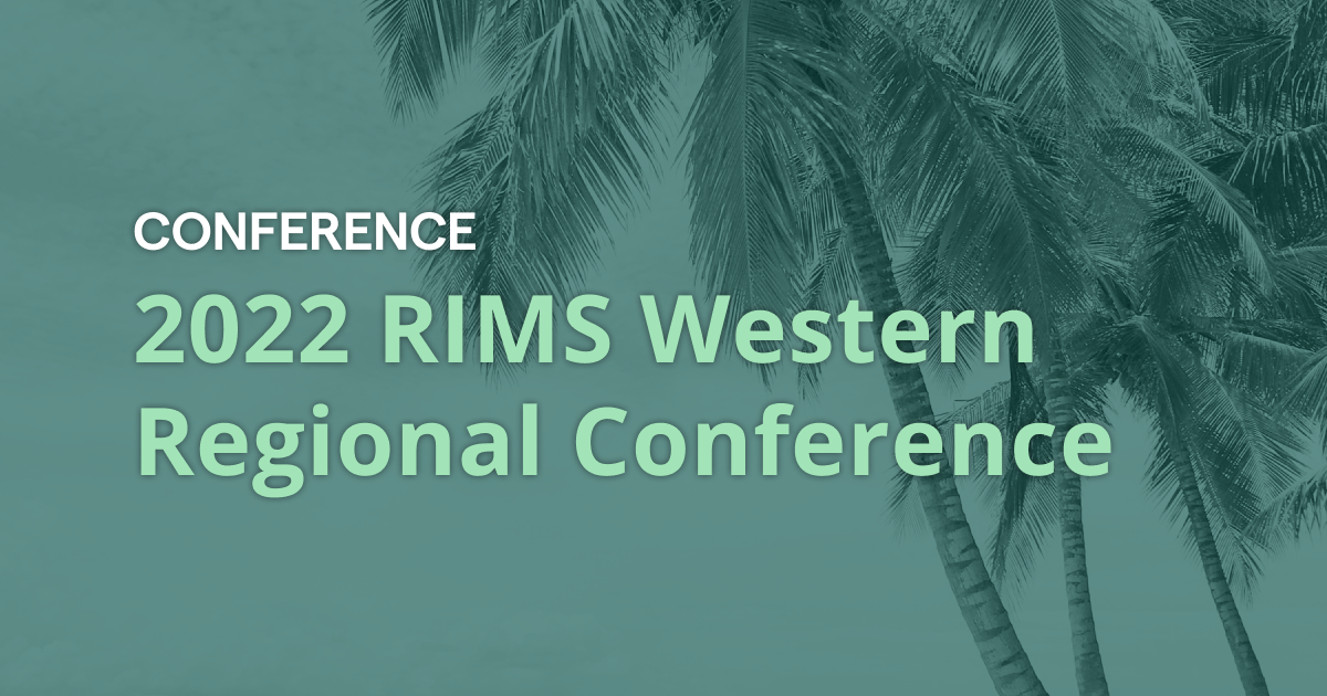 RIMS Western Regional